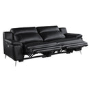 Homelegance Antonio Power Reclining Leather Match Sofa 9360BLK-3PW* IMAGE 4