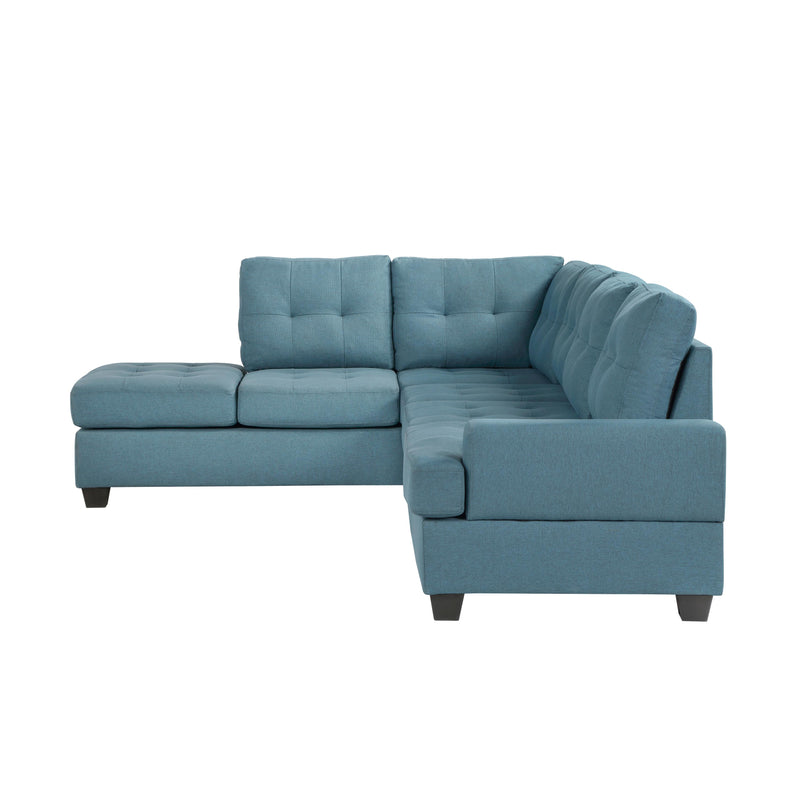 Homelegance Dunstan Fabric 2 pc Sectional 9367BU*SC IMAGE 8
