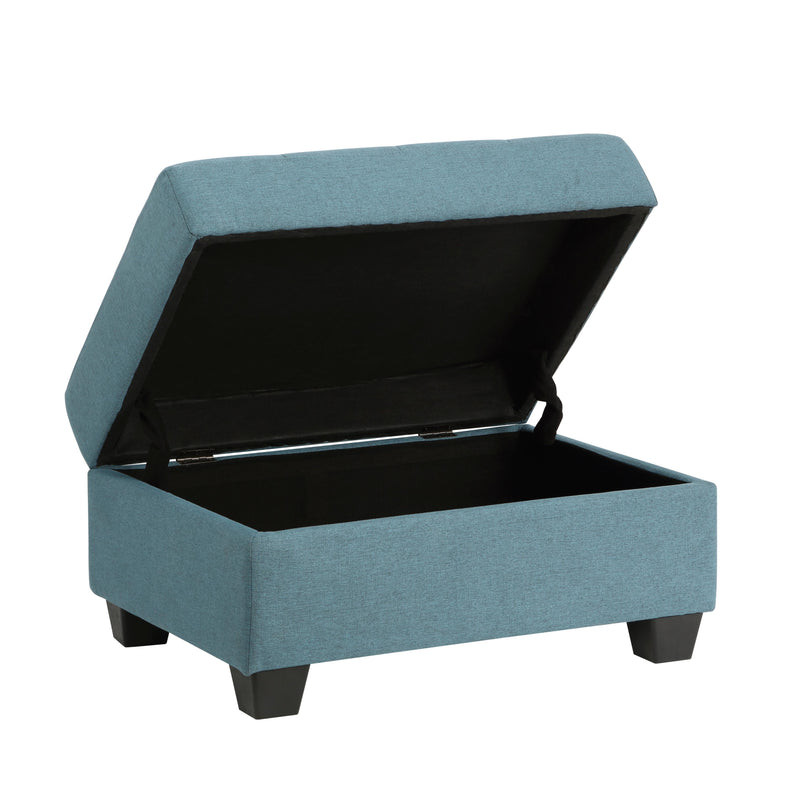 Homelegance Dunstan Fabric Storage Ottoman 9367BU-4 IMAGE 3