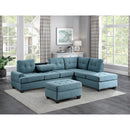 Homelegance Dunstan Fabric Storage Ottoman 9367BU-4 IMAGE 4