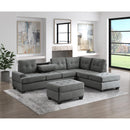 Homelegance Dunstan Fabric Storage Ottoman 9367DG-4 IMAGE 4