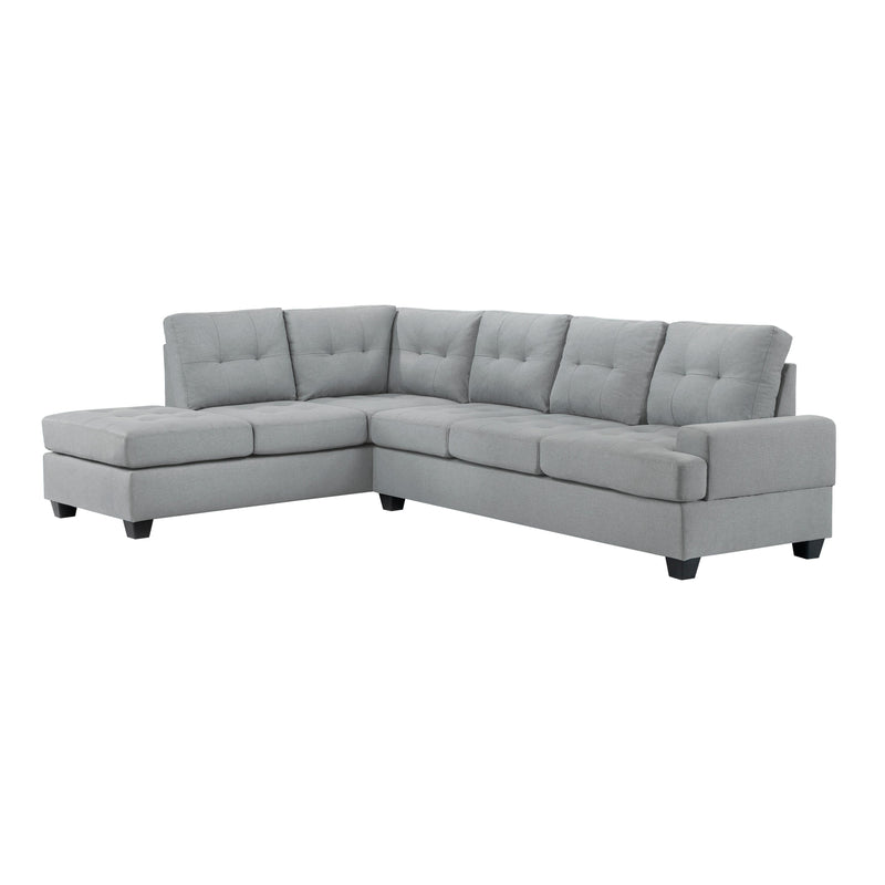 Homelegance Dunstan Fabric 2 pc Sectional 9367GY*SC IMAGE 6