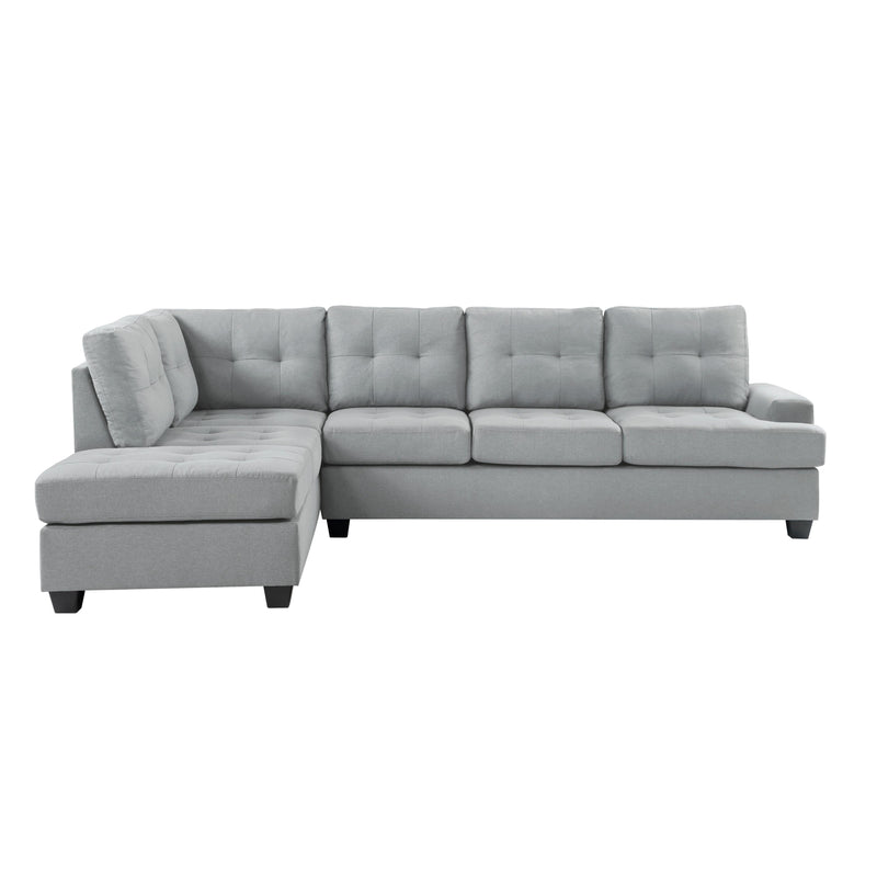 Homelegance Dunstan Fabric 2 pc Sectional 9367GY*SC IMAGE 7