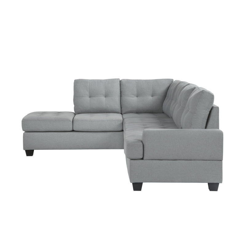 Homelegance Dunstan Fabric 2 pc Sectional 9367GY*SC IMAGE 8