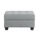 Homelegance Dunstan Fabric Storage Ottoman 9367GY-4 IMAGE 1