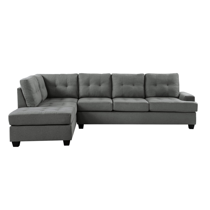 Homelegance Dunstan Fabric 2 pc Sectional 9367DG*SC IMAGE 7