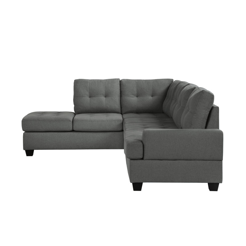 Homelegance Dunstan Fabric 2 pc Sectional 9367DG*SC IMAGE 8