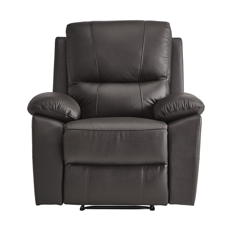 Homelegance Dawson Fabric Recliner 9368BRW-1 IMAGE 1
