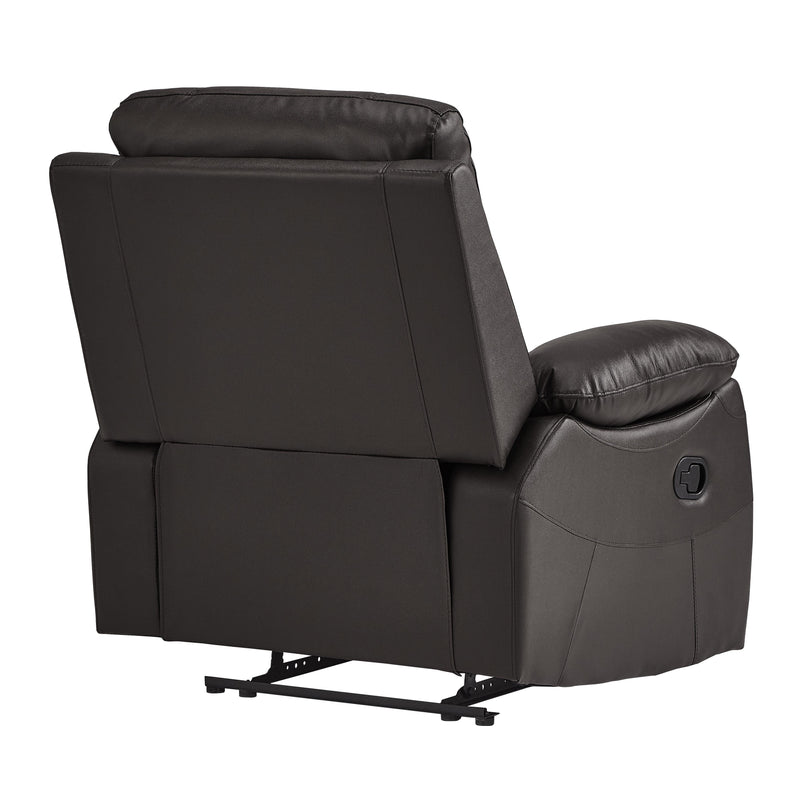Homelegance Dawson Fabric Recliner 9368BRW-1 IMAGE 4