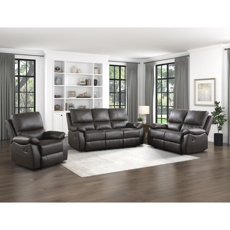 Homelegance Dawson Fabric Recliner 9368BRW-1 IMAGE 5
