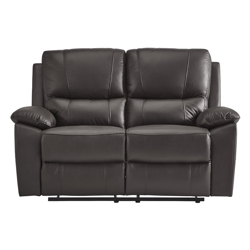 Homelegance Dawson Reclining Fabric Loveseat 9368BRW-2 IMAGE 1