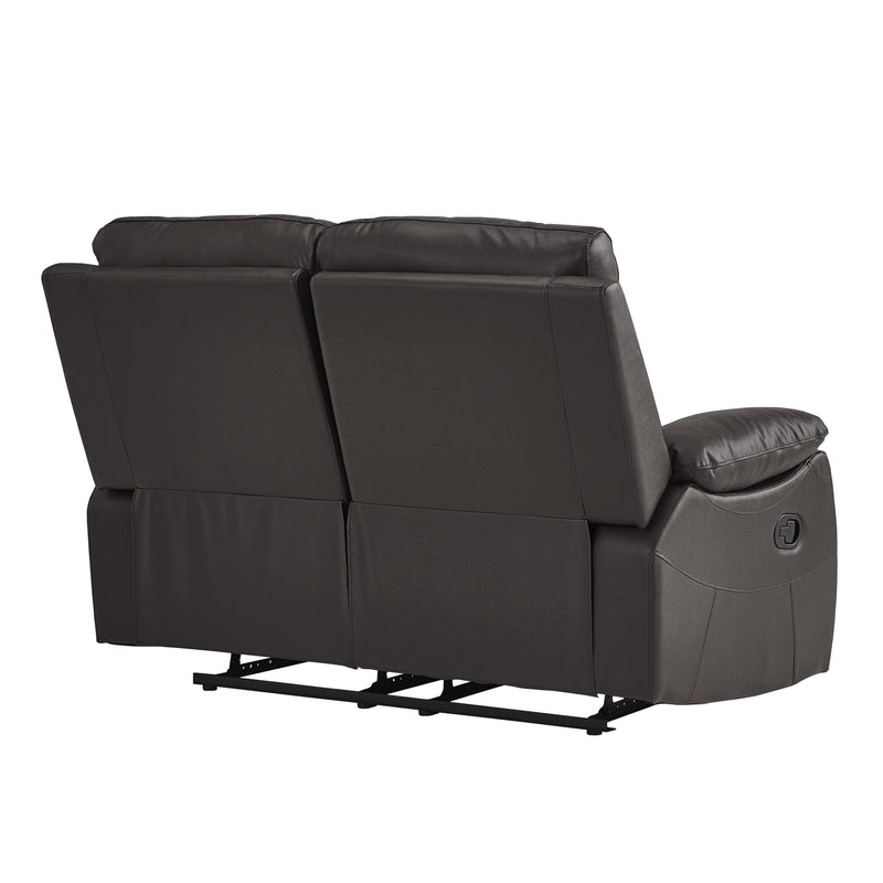 Homelegance Dawson Reclining Fabric Loveseat 9368BRW-2 IMAGE 3