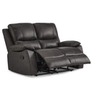 Homelegance Dawson Reclining Fabric Loveseat 9368BRW-2 IMAGE 4