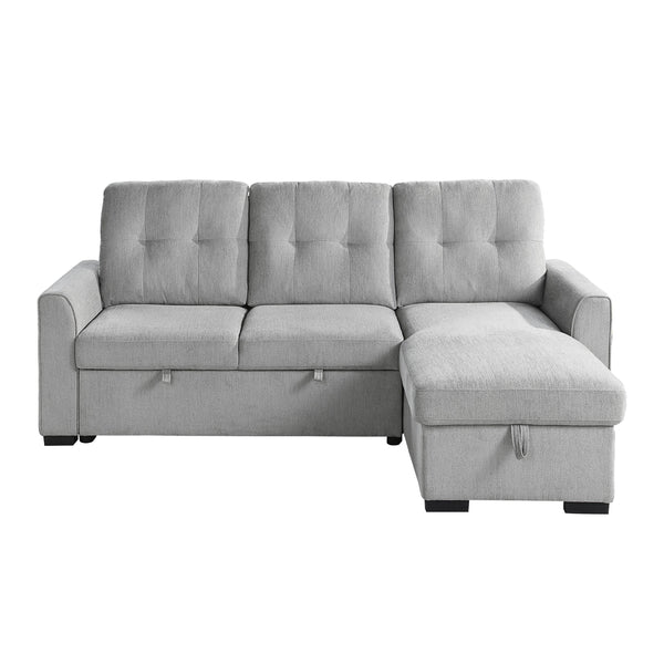 Homelegance Carolina Fabric 2 pc Sectional 9402GRY*SC IMAGE 1