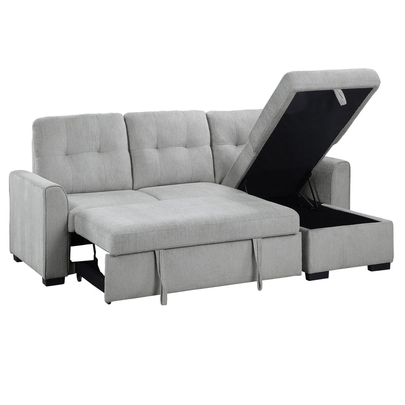 Homelegance Carolina Fabric 2 pc Sectional 9402GRY*SC IMAGE 6