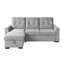 Homelegance Carolina Fabric 2 pc Sectional 9402GRY*SC IMAGE 7