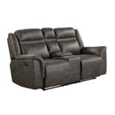 Homelegance Boise Reclining Fabric Loveseat 9426-2 IMAGE 2