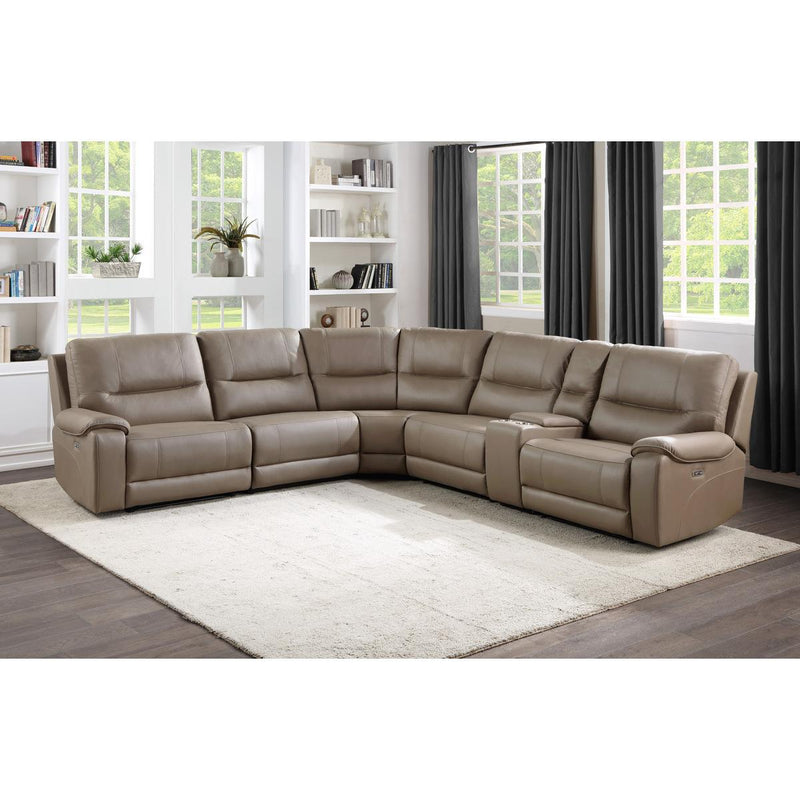 Homelegance LeGrande Reclining Fabric 6 pc Sectional 9429TP*6LRRRPW IMAGE 14