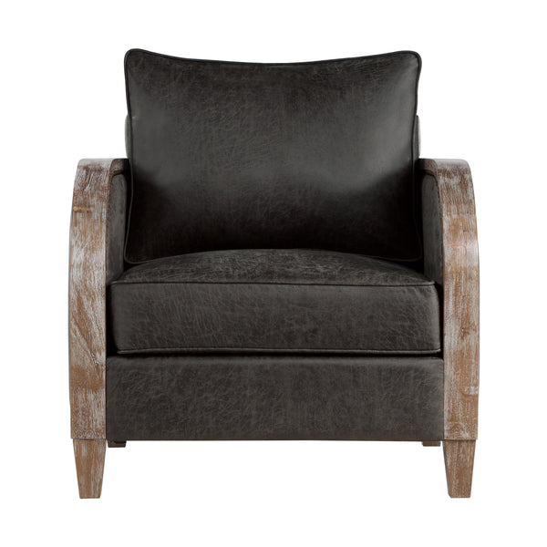 Homelegance Foster Stationary Fabric Accent Chair 9430GY-1 IMAGE 1