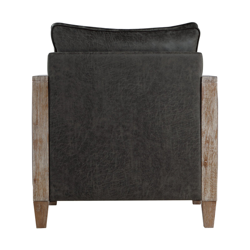 Homelegance Foster Stationary Fabric Accent Chair 9430GY-1 IMAGE 4