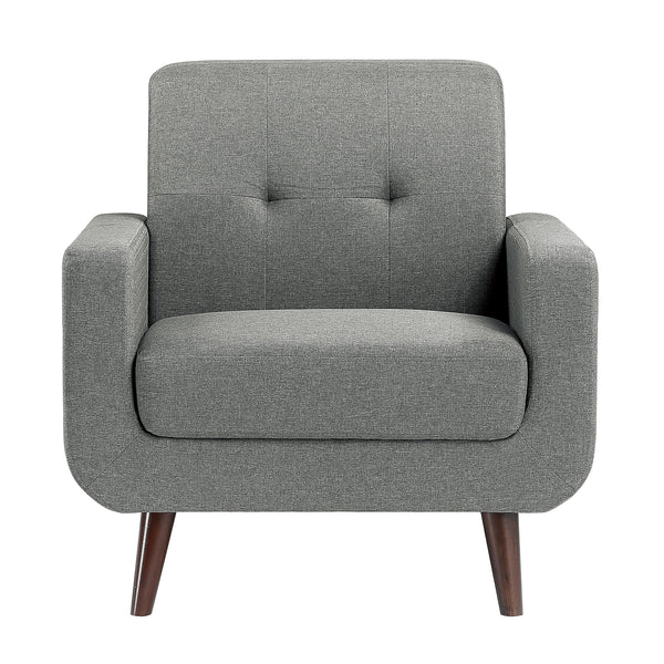 Homelegance Fitch Stationary Fabric Chair 9433GY-1 IMAGE 1