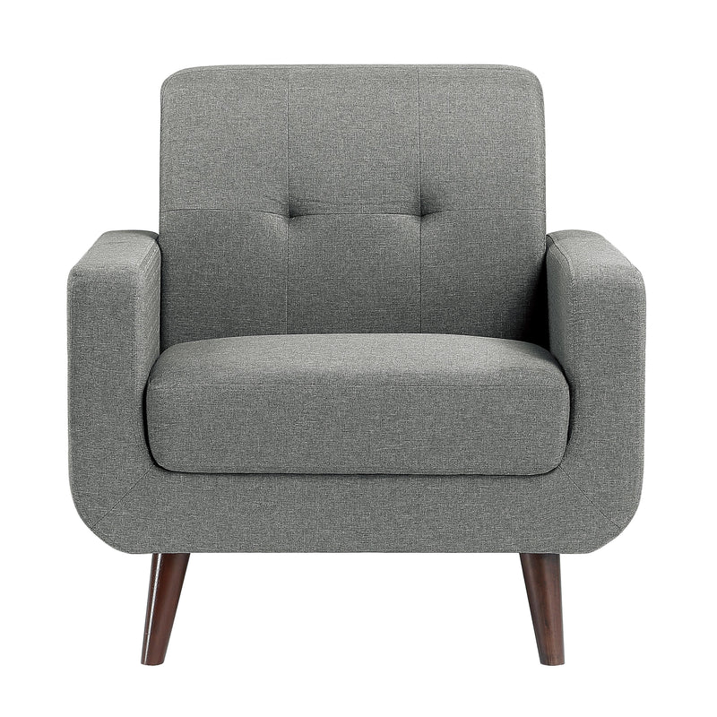 Homelegance Fitch Stationary Fabric Chair 9433GY-1 IMAGE 1