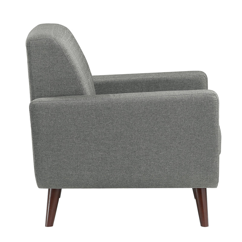 Homelegance Fitch Stationary Fabric Chair 9433GY-1 IMAGE 3