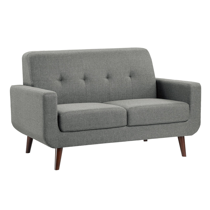 Homelegance Fitch Stationary Fabric Loveseat 9433GY-2 IMAGE 2