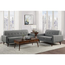 Homelegance Fitch Stationary Fabric Sofa 9433GY-3 IMAGE 3