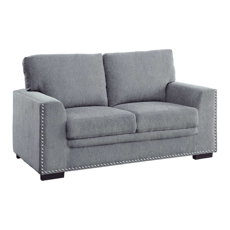 Homelegance Morelia Stationary Fabric Loveseat 9468DG-2 IMAGE 2