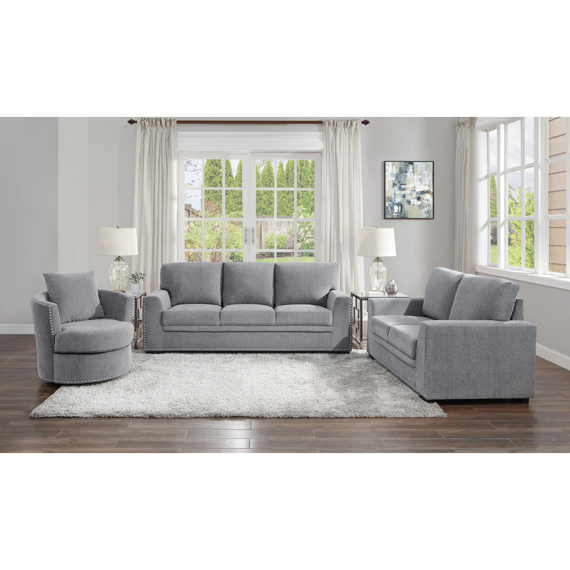Homelegance Morelia Stationary Fabric Loveseat 9468DG-2 IMAGE 6