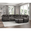 Homelegance Avenue Reclining Fabric Sectional 9469DBR*6LRRC IMAGE 4