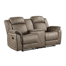 Homelegance Centeroak Reclining Fabric Loveseat 9479SDB-2 IMAGE 2