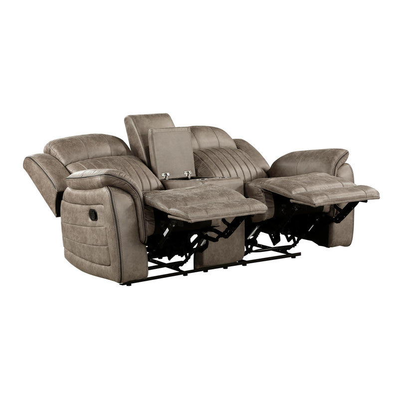 Homelegance Centeroak Reclining Fabric Loveseat 9479SDB-2 IMAGE 4