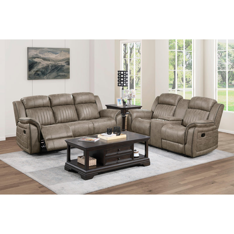 Homelegance Centeroak Reclining Fabric Loveseat 9479SDB-2 IMAGE 6