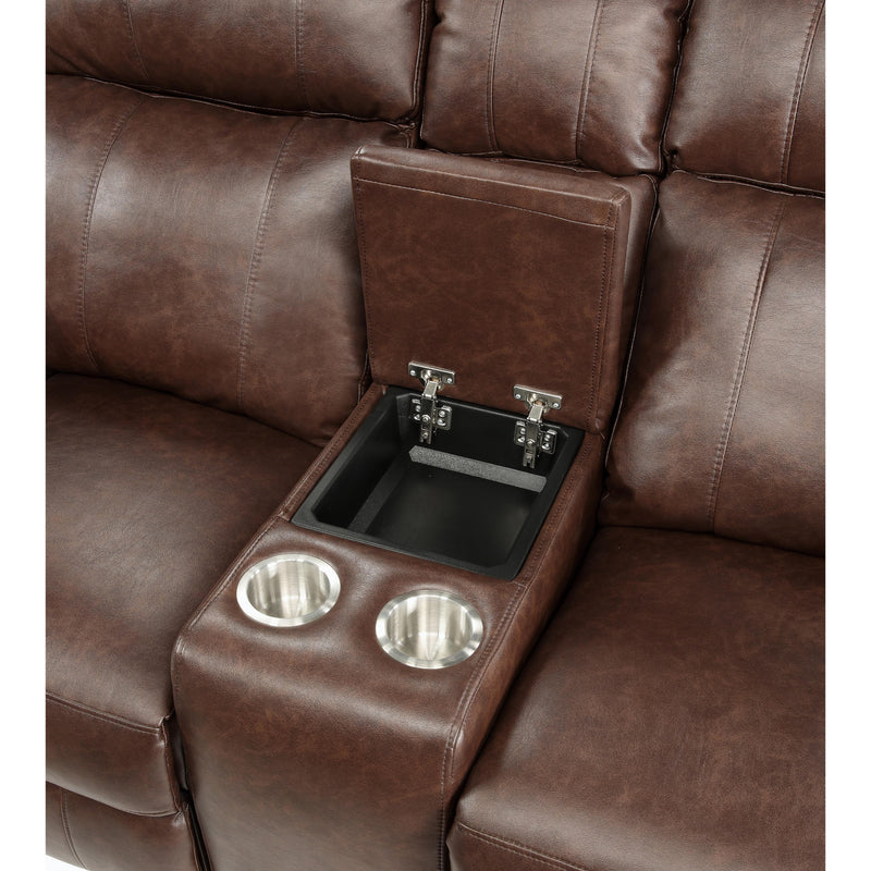 Homelegance Granville Reclining Fabric Loveseat 9488BR-2 IMAGE 5