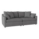 Homelegance Howerton Stationary Fabric Loveseat 9544GY-2* IMAGE 2