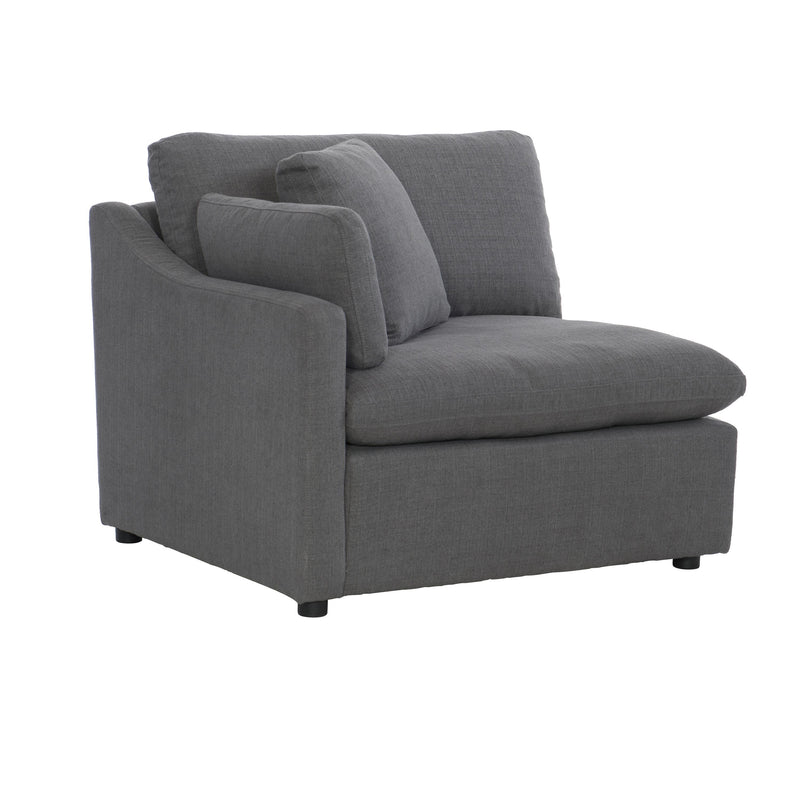 Homelegance Howerton Stationary Fabric Loveseat 9544GY-2* IMAGE 4