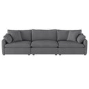 Homelegance Howerton Stationary Fabric Sofa 9544GY-3* IMAGE 1
