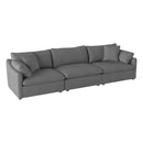 Homelegance Howerton Stationary Fabric Sofa 9544GY-3* IMAGE 2