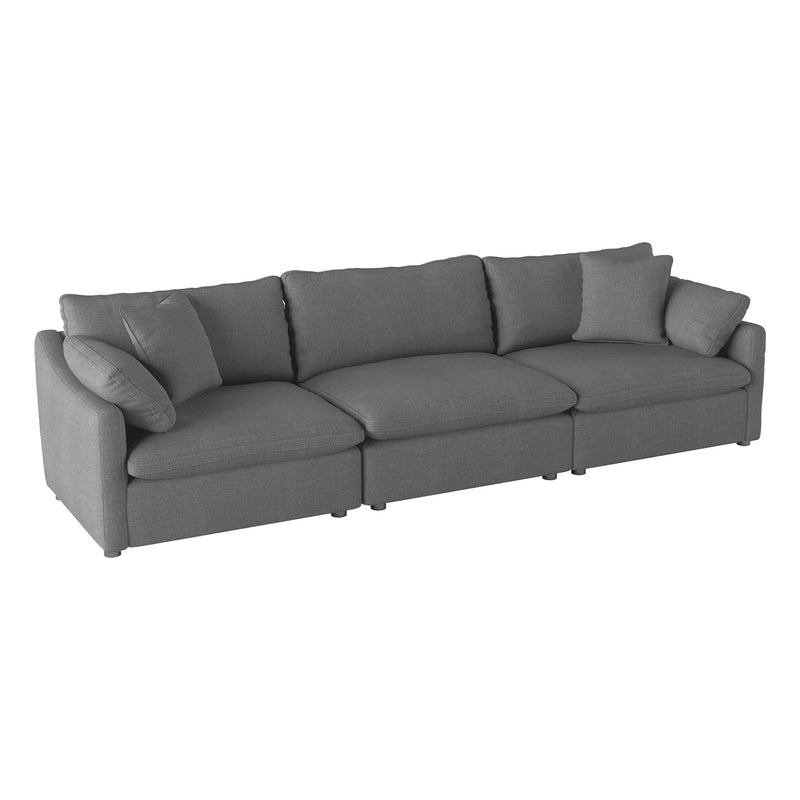 Homelegance Howerton Stationary Fabric Sofa 9544GY-3* IMAGE 2