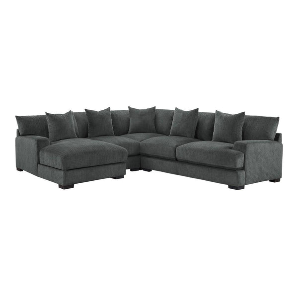 Homelegance Worchester Fabric 4 pc Sectional 9857DG*4LC2R IMAGE 1