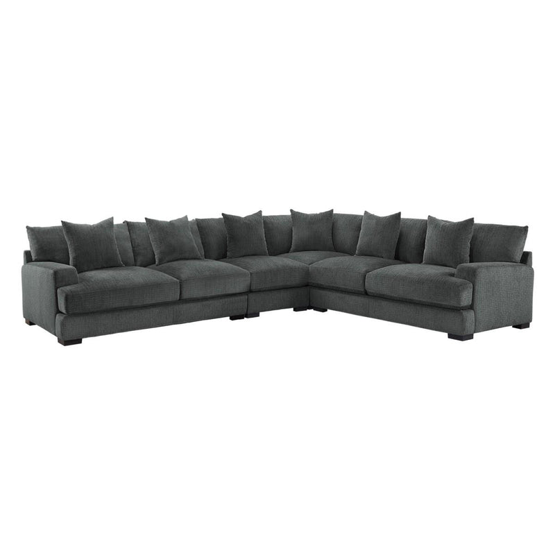 Homelegance Worchester Fabric 4 pc Sectional 9857DG*42L2R IMAGE 1