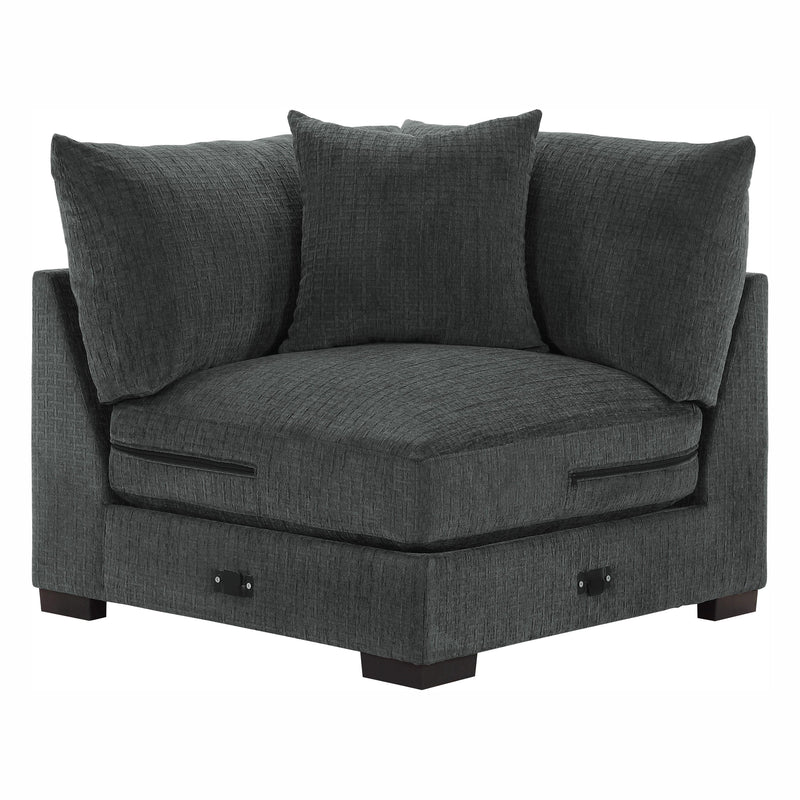 Homelegance Worchester Fabric 4 pc Sectional 9857DG*42L2R IMAGE 3