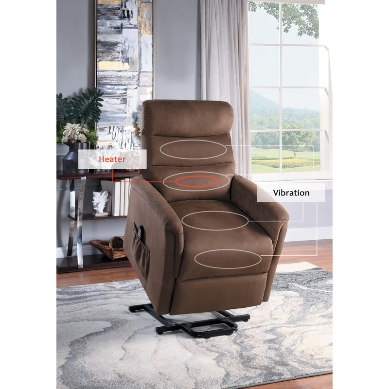 Homelegance Miralina Fabric Lift Chair with Heat and Massage 9868BRW-1LT IMAGE 10