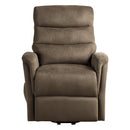 Homelegance Miralina Fabric Lift Chair with Heat and Massage 9868BRW-1LT IMAGE 1