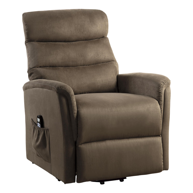 Homelegance Miralina Fabric Lift Chair with Heat and Massage 9868BRW-1LT IMAGE 2