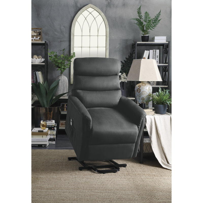 Homelegance Miralina Fabric Lift Chair with Heat and Massage 9868GRY-1LT IMAGE 7