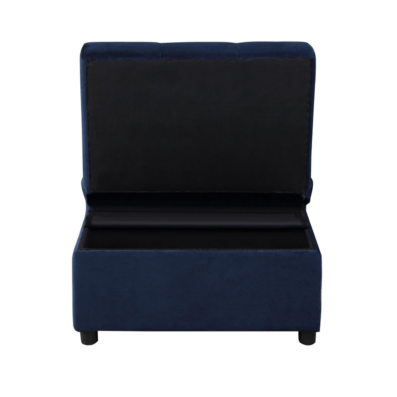Homelegance Garrell Stationary Fabric Twin Chair 4615-F1 IMAGE 6