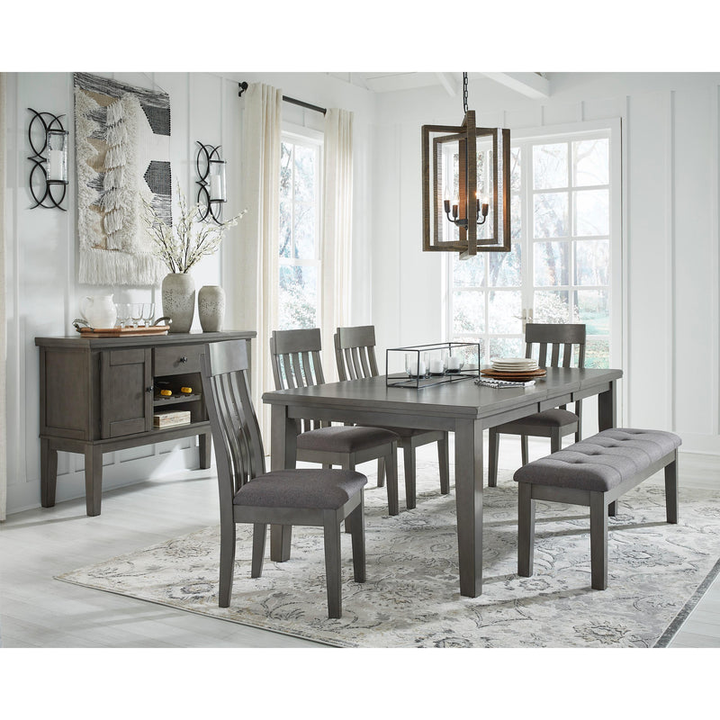  Signature Design by Ashley Hallanden D589-35 Rectangular Dining Room Butterfly Extension Table IMAGE 10